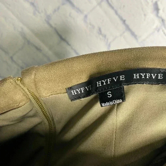 HYFVE FAUX SUEDE SKIRT Short mini skirt - Picture 7 of 8